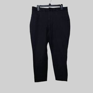 BANANA REPUBLIC Sloan Classic Black Dressy Trouser Viscose Blend Size 12
